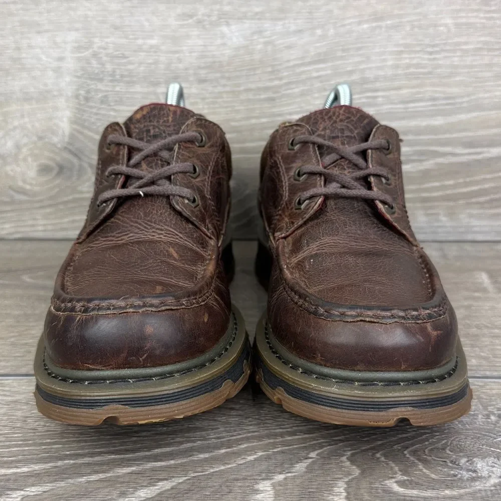 Dr Martens 12048 Men's Sz 9/Women’s 10 Brown Leather Low Top Lace Up Oxford Shoe